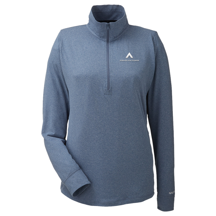 Nautica Ladies' Saltwater Quarter-Zip Pullover Nautica Ladies' Saltwater Quarter-Zip Pullover